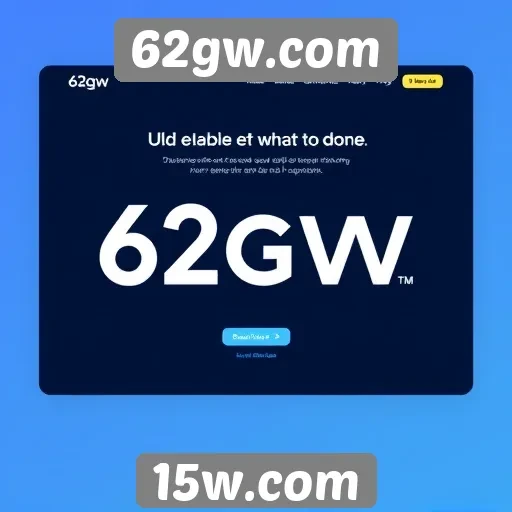 Acessibilidade e design do 62gw.com para os usuários